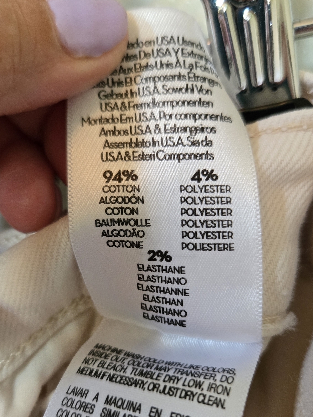 Mother | Off White Straight Leg The Insider Flood Jeans Size 27 - Picture 11 of 12